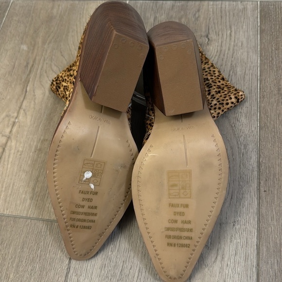 NEW! Dolce Vita Volli Leopard Calf Hair Booties - Size 7 - Picture 14 of 16